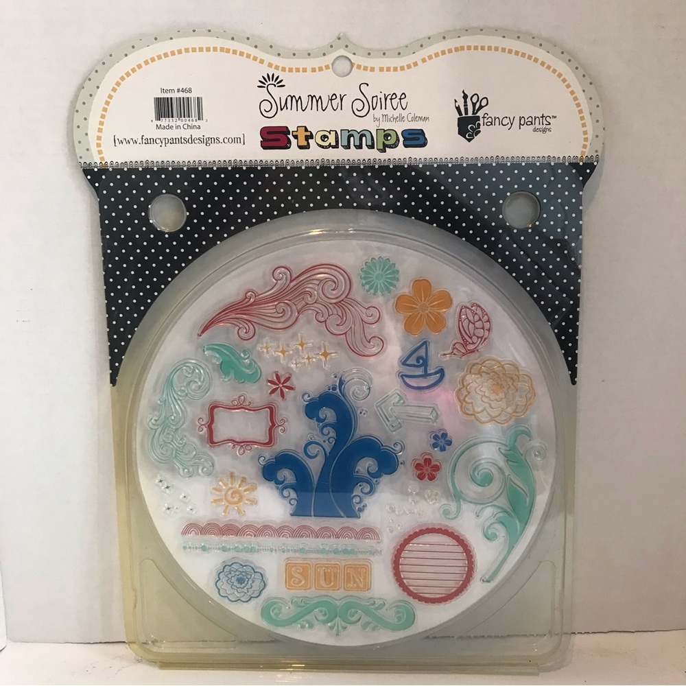 Summer Soirée clear stamps from Fancy Pants Designs 30+ pcs